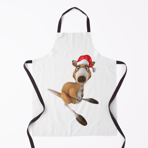 Item preview, Fun Australian Kangaroo Christmas in Santa's hat designed and sold by samdella.