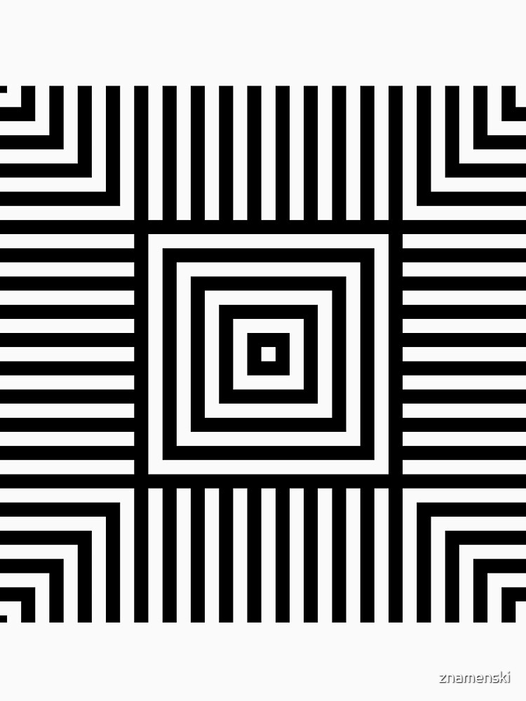 Symmetrical Striped Squares by znamenski