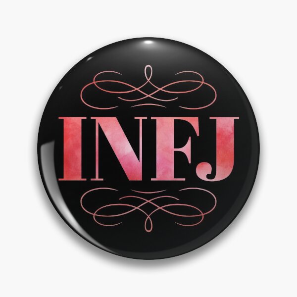 Personality Types ENTJ Psychology INTJ Badge Soft Button Lapel