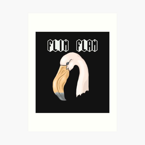 Albert Mr Flim Flam Roblox Flamingo Albertsstuff Art Prints | Redbubble