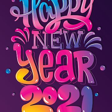 Artwork thumbnail, Happy New Year 2021 by amersoliman