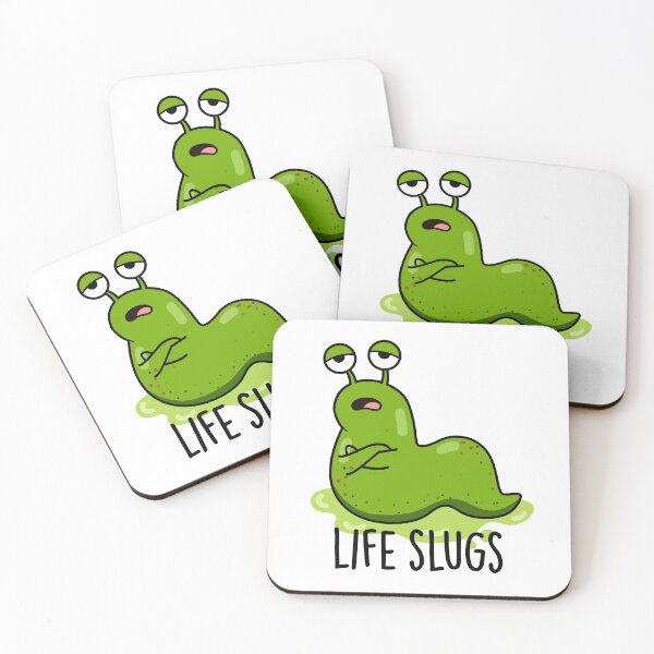 Item preview, Life Slugs Funny Animal Puns  designed and sold by punnybone.