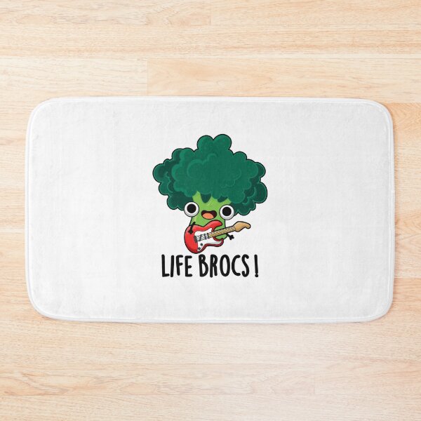 Item preview, Life Brocs Funny Broccoli Puns  designed and sold by punnybone.