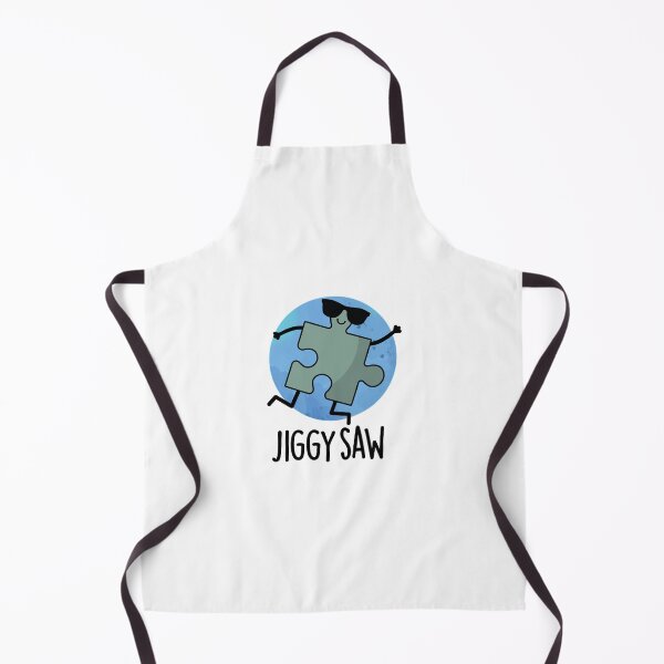 Item preview, Jiggy Saw Cute Dancing Jigsaw Puzzle Pun designed and sold by punnybone.