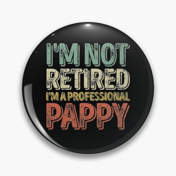 Artikelvorschau, Ich bin nicht im Ruhestand Ich bin ein professionelles Pappy Shirt Weihnachten entworfen und verkauft von KuznecovaDesign.