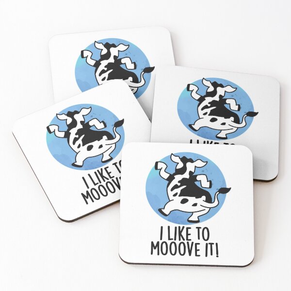 Item preview, I Like To Moove It Funny Cow Puns  designed and sold by punnybone.