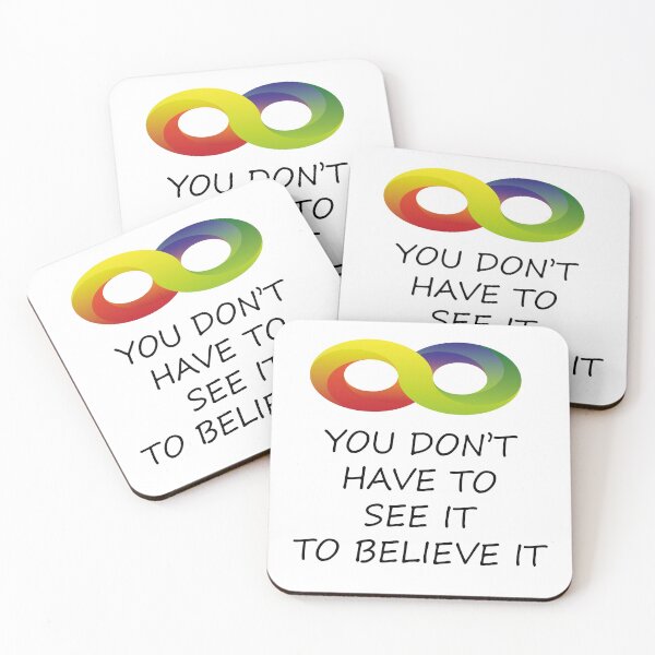 Item preview, You don't have to see it to believe it: Infinite Autism T-Shirt designed and sold by Alvarenga-art.