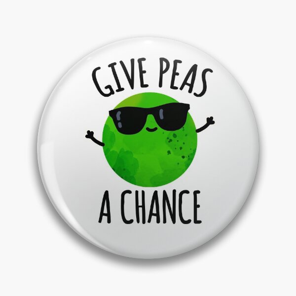 Item preview, Give Peas A Chance Positive Pea Puns  designed and sold by punnybone.