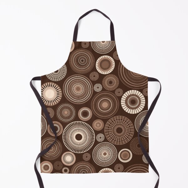 Item preview, Pattern of concentric circles in brown and white designed and sold by colorofmagic.