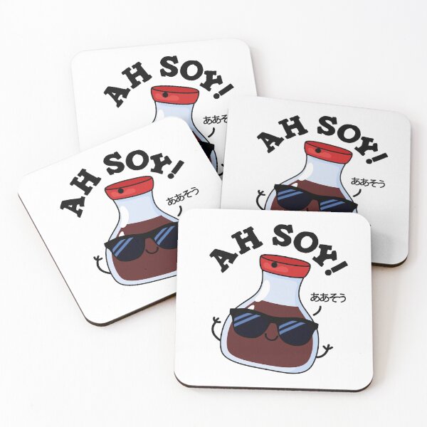 Item preview, Ah Soy Funny Soy Sauce Puns  designed and sold by punnybone.