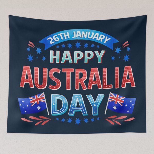 Item preview, Happy Australia Day designed and sold by pugmom4.