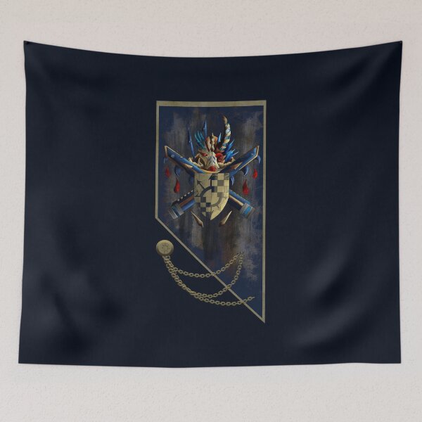 Item preview, Dark Blood Templars (Crest flag) designed and sold by AerachnaNagren.