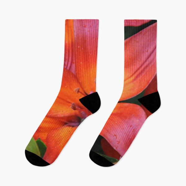 Item preview, Red and orange asiatic hybrid lily  designed and sold by FunkiFunki.