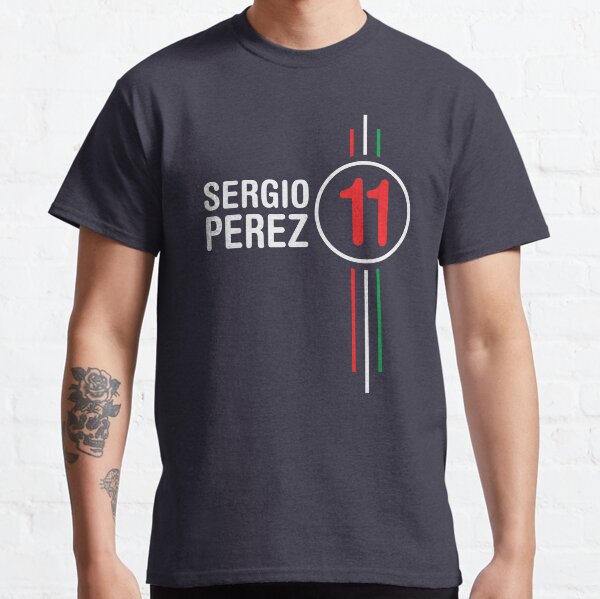 Sergio Perez Logo Formula 1 Motorsports Racing Classic T-Shirt