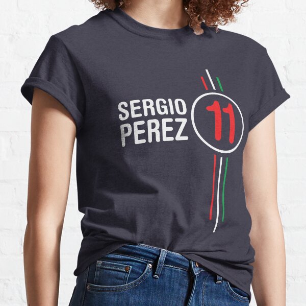 Sergio Perez Logo Formel 1 Motorsportrennen Classic T-Shirt