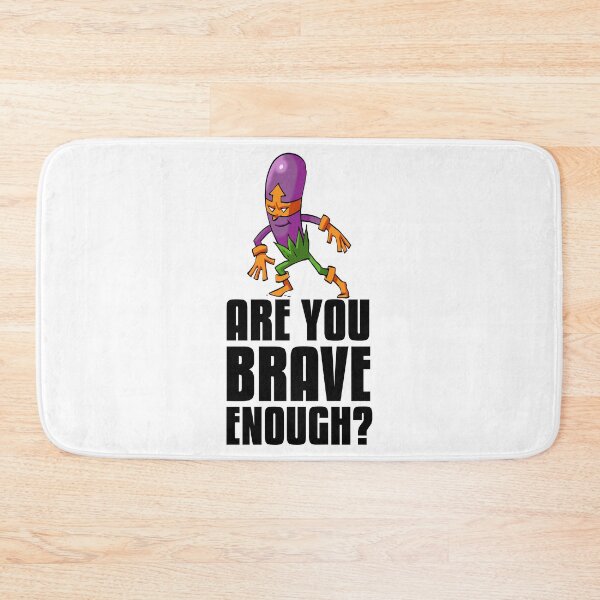 Item preview, Purple Eggplant Hero Are You Brave Enough? Foodietoon Superhero Aubergine Brinjal designed and sold by ProjectX23.