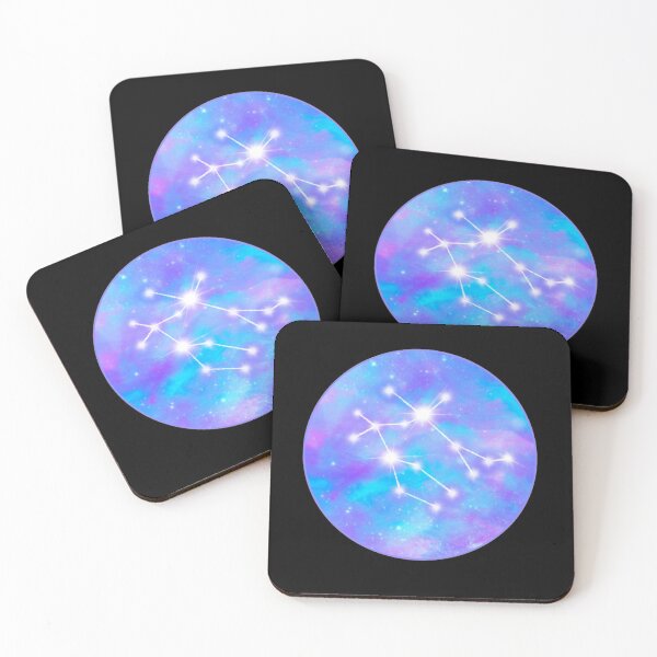 Item preview, Zodiac sign test Gemini stars and galaxy designed and sold by orangerinka.