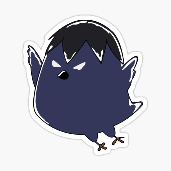 haikyuu kageyama crow plush