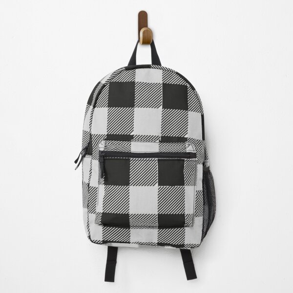 Item preview, white and Black Plaid Pattern designed and sold by ThebestArtshop.