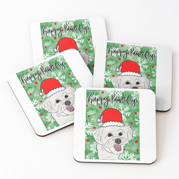 Item preview, Happy pawlidays little doggo  designed and sold by Lauryn Elder.