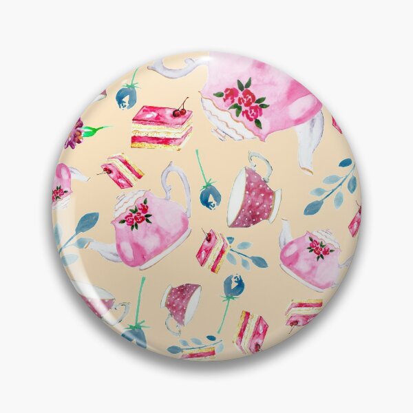 Item preview, Cute Watercolor Afternoon Tea Party  designed and sold by kristinedesigns.