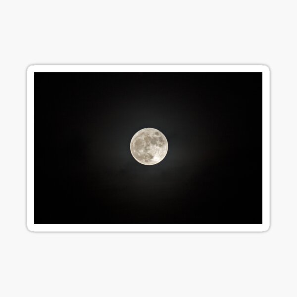 Full Moon Sticker