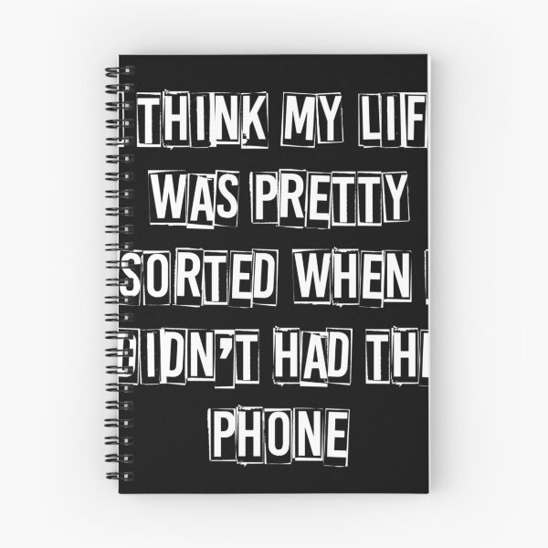 Item preview, I think my life was pretty sorted when I didn't had the phone designed and sold by srm-creations.