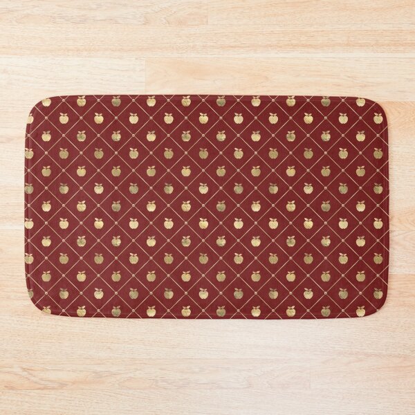 Item preview, Golden apples on a red background designed and sold by AnnieHochmann.