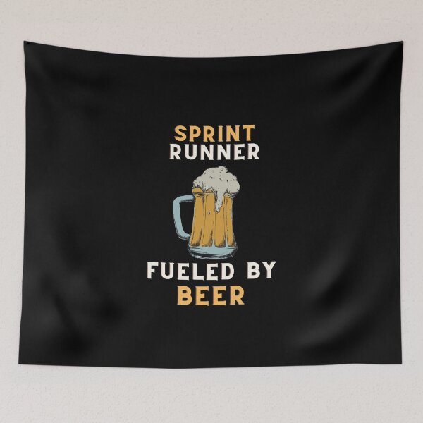 Item preview, Beer fueled sprint runner designed and sold by SnowballStep.