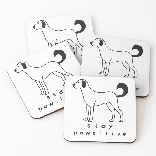 Item preview, Funny Dog Stay Pawsitive designed and sold by TamGustam.