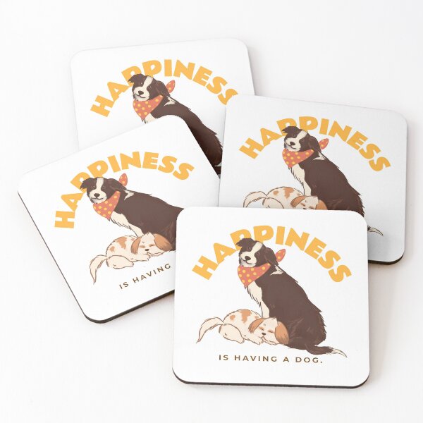 Item preview, Happiness is having a dog designed and sold by TamGustam.