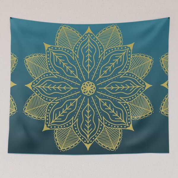 Item preview, Yellow Flower Mandala designed and sold by SunfullyYours.