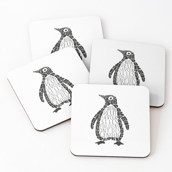 Item preview, Trois voix sur quatre dans ma tête veulent dormir, l'autre veut savoir si les pingouins ont des genoux designed and sold by StudioRenate.