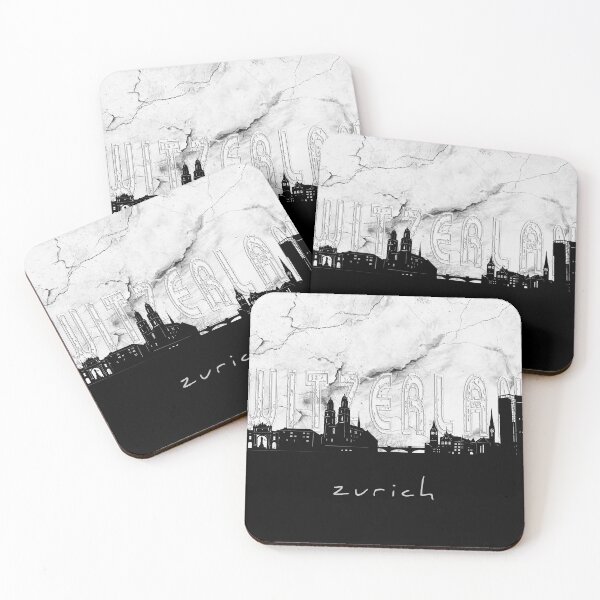 Item preview, zurich skyline marble designed and sold by BekimART2.