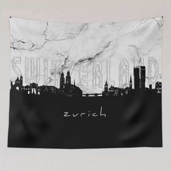 Item preview, zurich skyline marble designed and sold by BekimART2.
