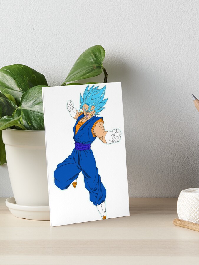 Vegito SSJ Blue inspired by Dragonball Super | Art Board Print