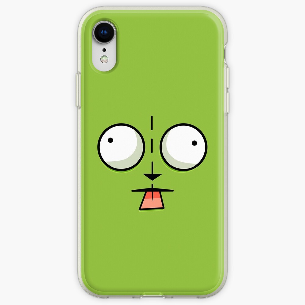 "Gir Face Invader Zim Cartoon" iPhone Case & Cover by ThePeaceMaker