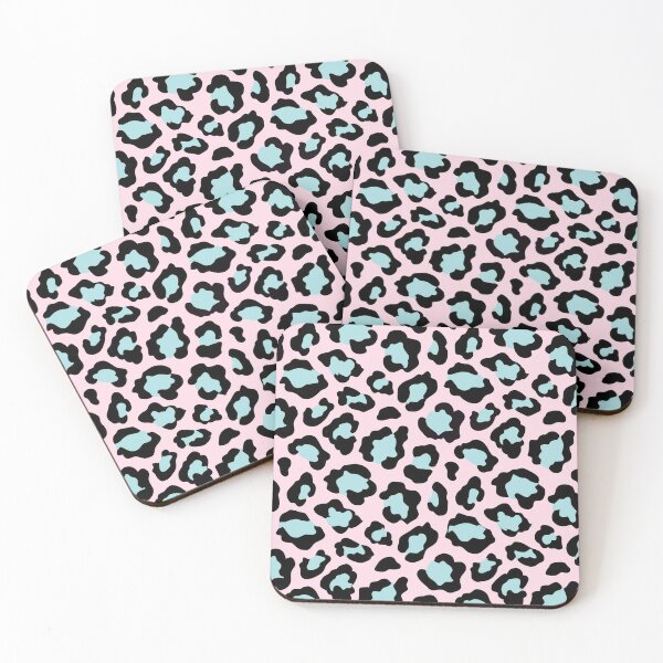 Item preview, Pastel Pink And Blue Leopard Print designed and sold by Innergogh.