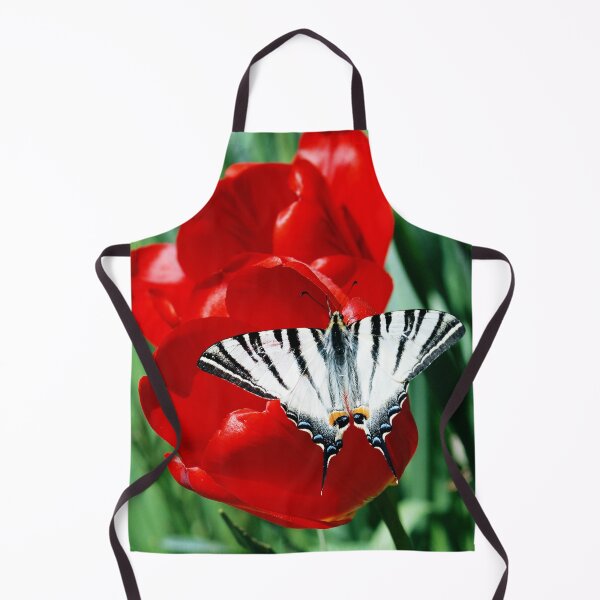 Item preview, Butterfly Flambé on red tulip designed and sold by Denis Charmot.