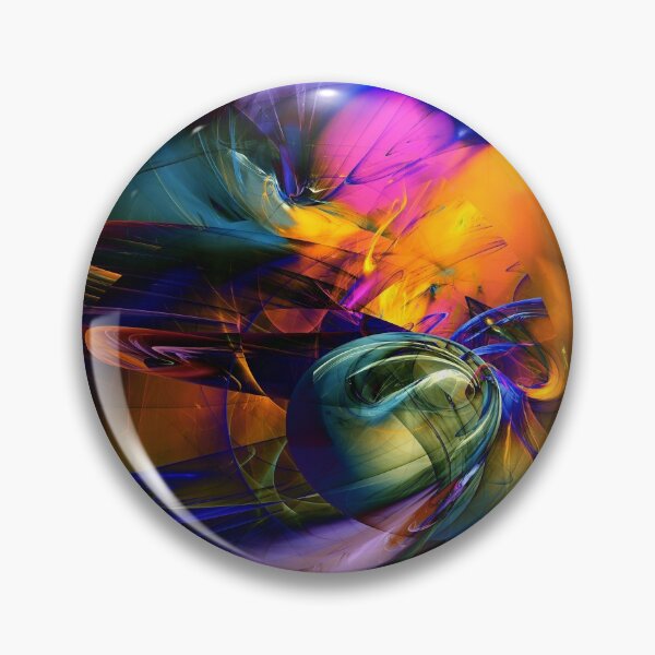 Item preview, Dragonfly Dreams—Fractal Art, Vivid and Painterly, Math Art, Science Art, Nature Abstract, Moody, Expressive, Math in Nature, Emotion, Deep Thoughts, Thinking designed and sold by technochroma.