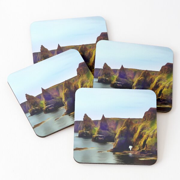 Item preview, Stacks of Duncansby (Painting) designed and sold by cmphotographs.