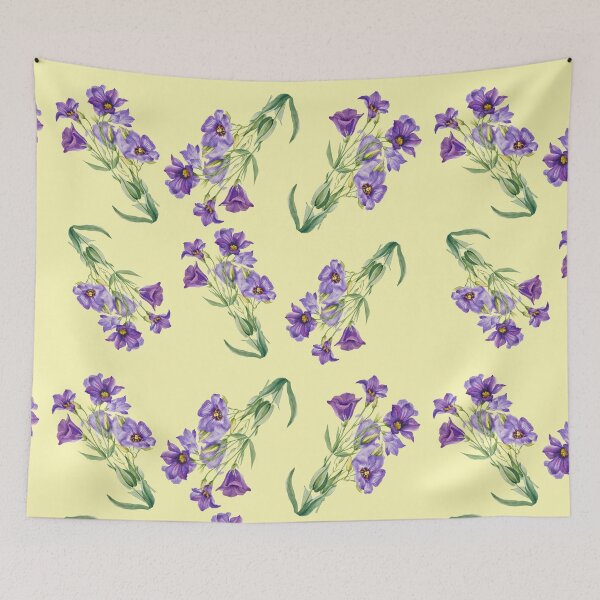 Item preview, Eustoma russelianum Texas Bluebell    pretty purple flowers designed and sold by domdjs4239.