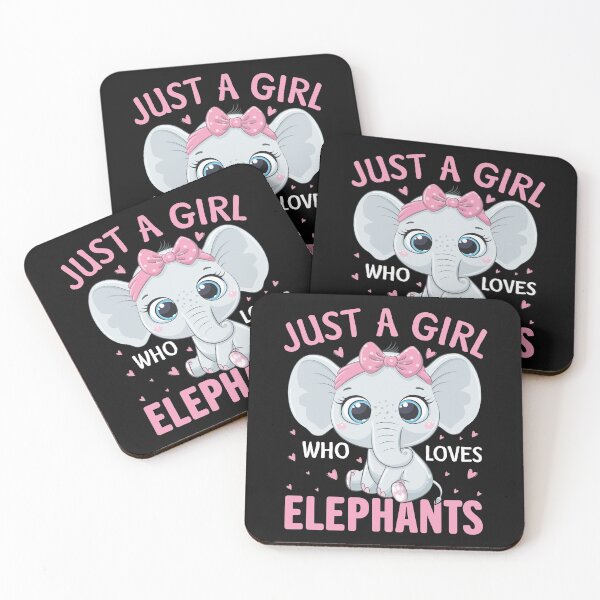 Item preview, Just a Girl Who Loves Elephants, Funny Elephant Lover Gift designed and sold by Best Designer.