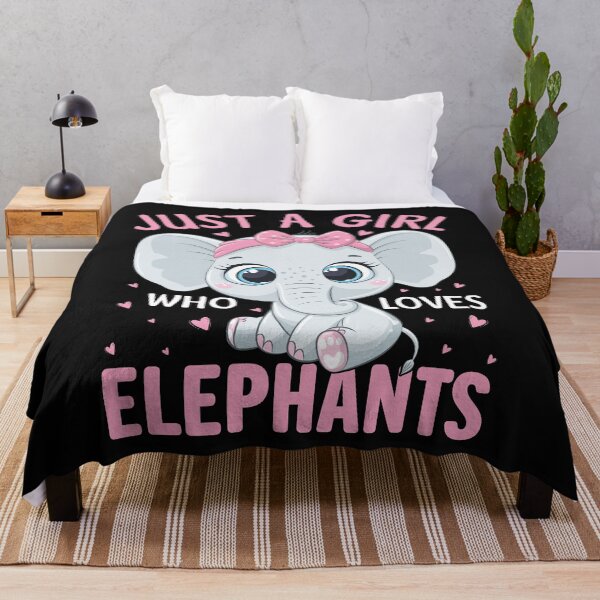 Item preview, Just a Girl Who Loves Elephants, Funny Elephant Lover Gift designed and sold by Best Designer.