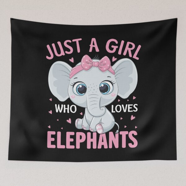Item preview, Just a Girl Who Loves Elephants, Funny Elephant Lover Gift designed and sold by Best Designer.