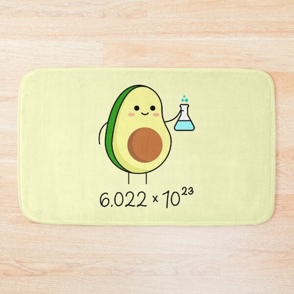 Item preview, Cute Avocado Chemist. Avogadro's Number Pun.  designed and sold by TashaVector.