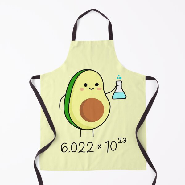 Item preview, Cute Avocado Chemist. Avogadro's Number Pun. designed and sold by TashaVector.
