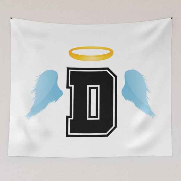 Item preview, Letter D College Font Good Heaven designed and sold by comcamworld.