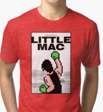 Punch-Out - Little Mac Rocky Poster Tri-blend T-Shirt