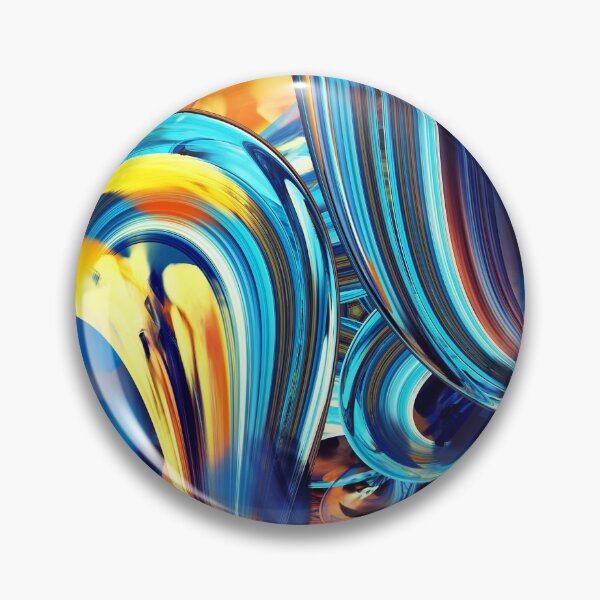 Item preview, Loupe—Fractal Art, Math Art, Science Art, Nature abstract, Detailed, Painterly, Natural Symmetry, Moody, Expressive, Vivid, Math in Nature, Emotion, Deep Thoughts, Thinking designed and sold by technochroma.